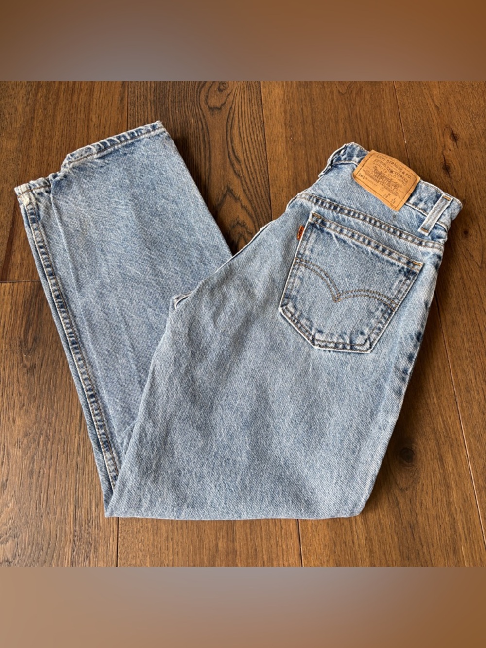 Vintage Levi's 562 Student Jeans Mens 26 X 26 (28x28) Orange Tab USA 90s Grunge